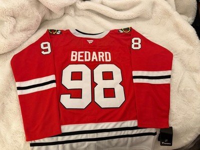 NEW Fanatics Chicago Blackhawks Connor Bedard Premium Jersey Size 56 NWT