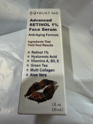 Trust MD Advanced Retinol 1% Face Serum 1 oz Sealed Anti-Aging EXP 03/18/2027