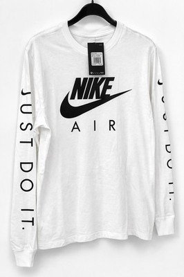 Nike Long Sleeve T-Shirt New With Tags Retails $45 White With Black Reflection ￼